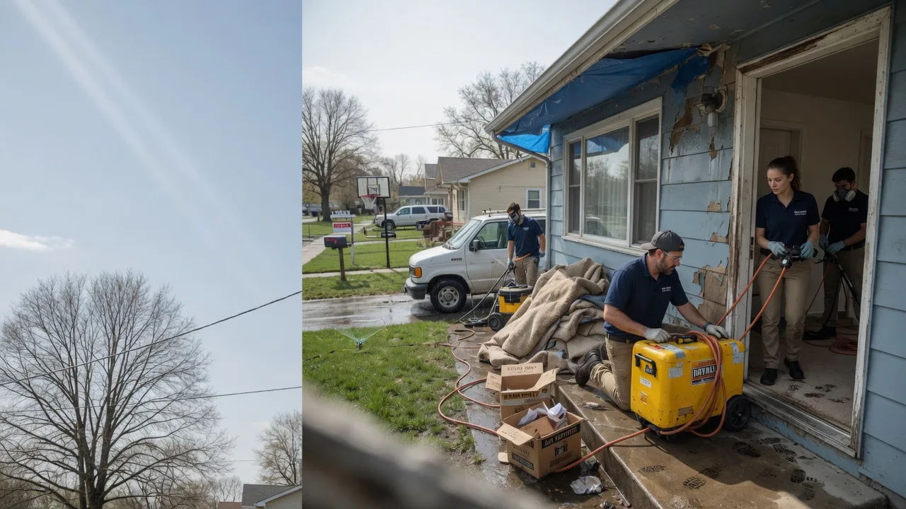 Basement Flood Cleanup in Brussels, WI near me